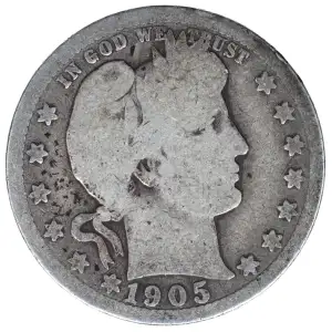 Quarter Dollars---Barber or Liberty Head (2)