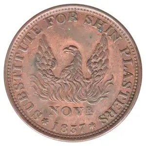 Private Tokens -Hard Times Tokens (1832-1844)-Not One Cent Copper