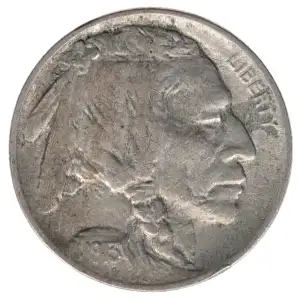 Nickel Five Cent Pieces-Indian Head or Buffalo (2)