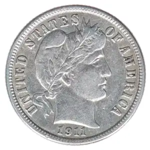 Dimes---Barber or Liberty Head 1892-1916 -Silver- 1 Dime