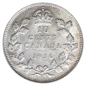 CANADA Silver 10 CENTS