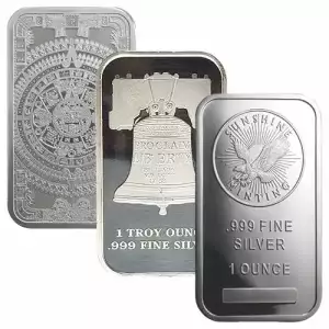 1oz Generic Silver Bar (Our Choice)