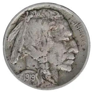Nickel Five Cent Pieces-Indian Head or Buffalo