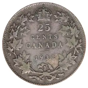 CANADA Silver 25 CENTS (4)