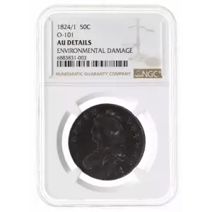 Half Dollars---Capped Bust, Lettered Edge 1807-1836 -Silver- 0.5 Dollar (2)