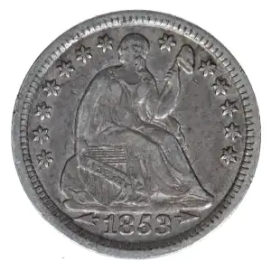 Half Dimes---Liberty Seated 1837-1873-Silver- 0.5 Dime (2)