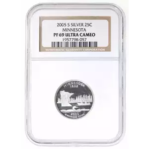 2004-S 25C Michigan Silver, DCAM