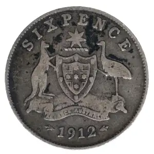 AUSTRALIA Silver SIXPENCE