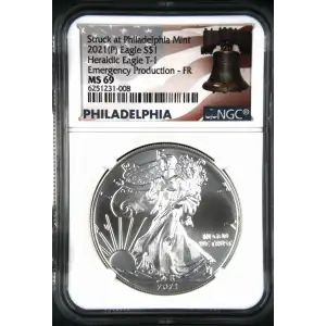 2021(P) Heraldic Eagle T-1 - FR Emergency Production Struck at Philadelphia (2)