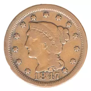 Large Cents - Braided Hair Cent (1839-1857)