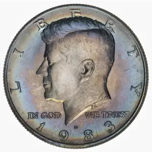 Half Dollars---Kennedy 1971-Present -Copper-Nickel- 0.5 Dollar