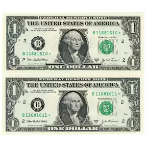 $1 2003-A. Green seal. Small Size $1 Federal Reserve Notes 1931-F*