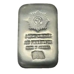 GR Reserve 5 oz Silver .999 Cast Bar