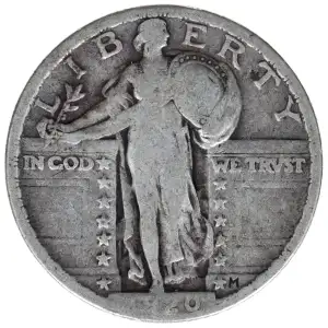 Quarter Dollars---Standing Liberty