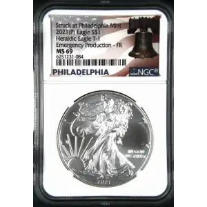 2021(P) Heraldic Eagle T-1 - FR Emergency Production Struck at Philadelphia (2)