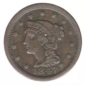 Large Cents - Braided Hair Cent (1839-1857)