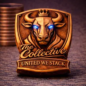 5 oz .999 Fine Copper “The Collective” Custom Shield Bull Round – United We Stack (2)