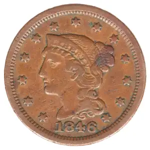 Large Cents - Braided Hair Cent (1839-1857)