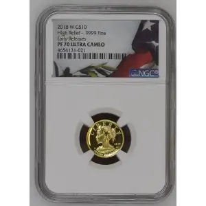 2018 High Relief - .9999 Fine Early Releases ULTRA CAMEO (2)