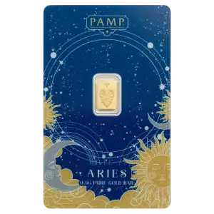 Pamp Suisse Zodiacs 0.5g Gold Bar - Aires  (2)