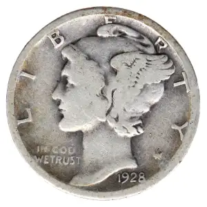 Dimes---Winged Liberty Head or Mercury 1916-1945 -Silver- 1 Dime