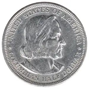 Classic Commemorative Silver--- World's Columbian Exposition Half Dollar 1892 - 1893 -Silver- 0.5 Dollar (2)