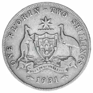 AUSTRALIA Silver FLORIN (2)