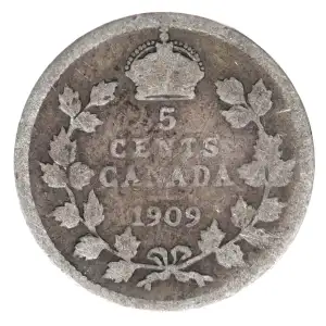 CANADA Silver 5 CENTS (2)