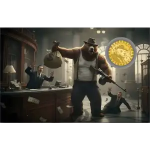 2026 Gangster Bear  1/1000 oz Gold Coin (2)