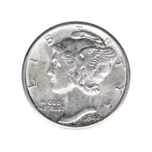 Dimes---Winged Liberty Head or Mercury 1916-1945 -Silver- 1 Dime (2)