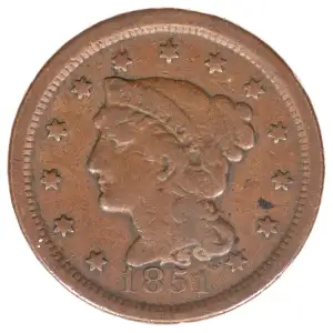 Large Cents - Braided Hair Cent (1839-1857)