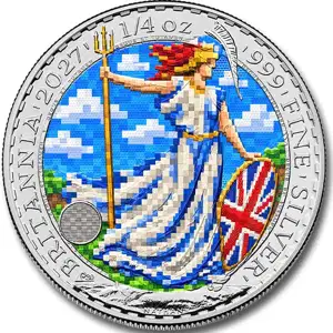 2027 1/4oz British Silver Britannia - Block World Edition | CCX