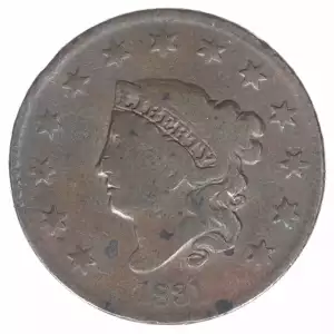 Large Cents-Coronet Head 1816-1839