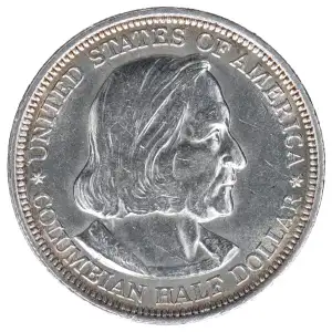 Classic Commemorative Silver--- World's Columbian Exposition Half Dollar 1892 - 1893 -Silver- 0.5 Dollar (2)