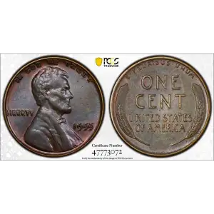 1955 1C Doubled Die Obverse, BN (2)