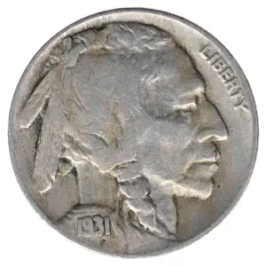 Nickel Five Cent Pieces-Indian Head or Buffalo (2)