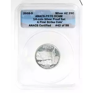 2004-S 25C Michigan Silver, DCAM