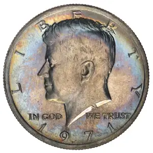 Half Dollars---Kennedy 1971-Present -Copper-Nickel- 0.5 Dollar