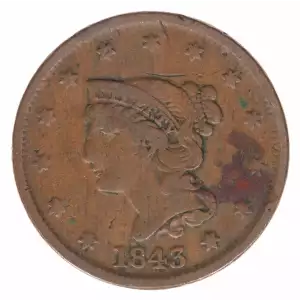 Large Cents - Braided Hair Cent (1839-1857)