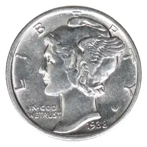 Dimes---Winged Liberty Head or Mercury 1916-1945 -Silver- 1 Dime