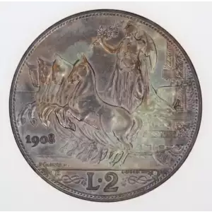 ITALY Silver 2 LIRE (2)