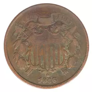 Two cent pieces-Two cent pieces 1864-73 -Copper
