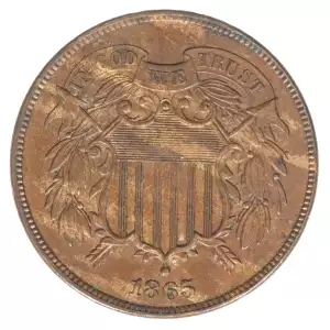 Two cent pieces-Two cent pieces 1864-73 -Copper