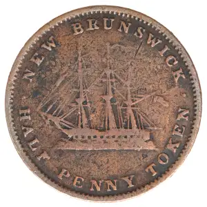 canada Copper HALFPENNY TOKEN (2)