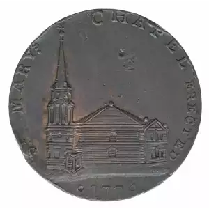 GREAT BRITAIN Copper 1/2 PENNY (2)