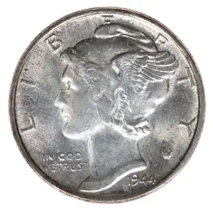 Dimes---Winged Liberty Head or Mercury 1916-1945 -Silver- 1 Dime (2)