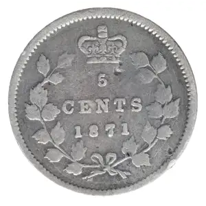 canada Silver 5 CENTS