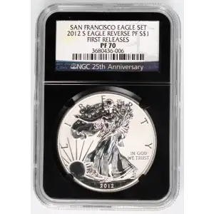 2012 S SAN FRANCISCO EAGLE SET FIRST RELEASES OFFICIAL US MINT SET (3)