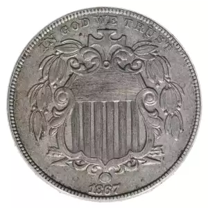 Nickel Five Cent Pieces-Shield 1866-1883 (2)