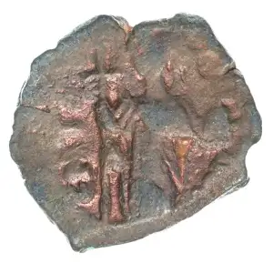 Byzantine AD 641-668 AE Follis Constans II (2)